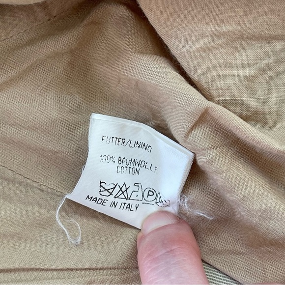 Jil Sander beige 1 button blazer cotton size 38 or S/XS pockets long sleeve - Picture 16 of 16